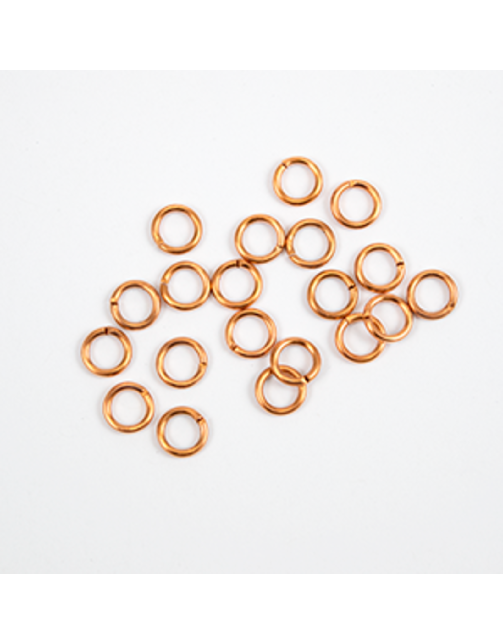 Jump Ring 6mm Copper  approx 16g  x100 NF