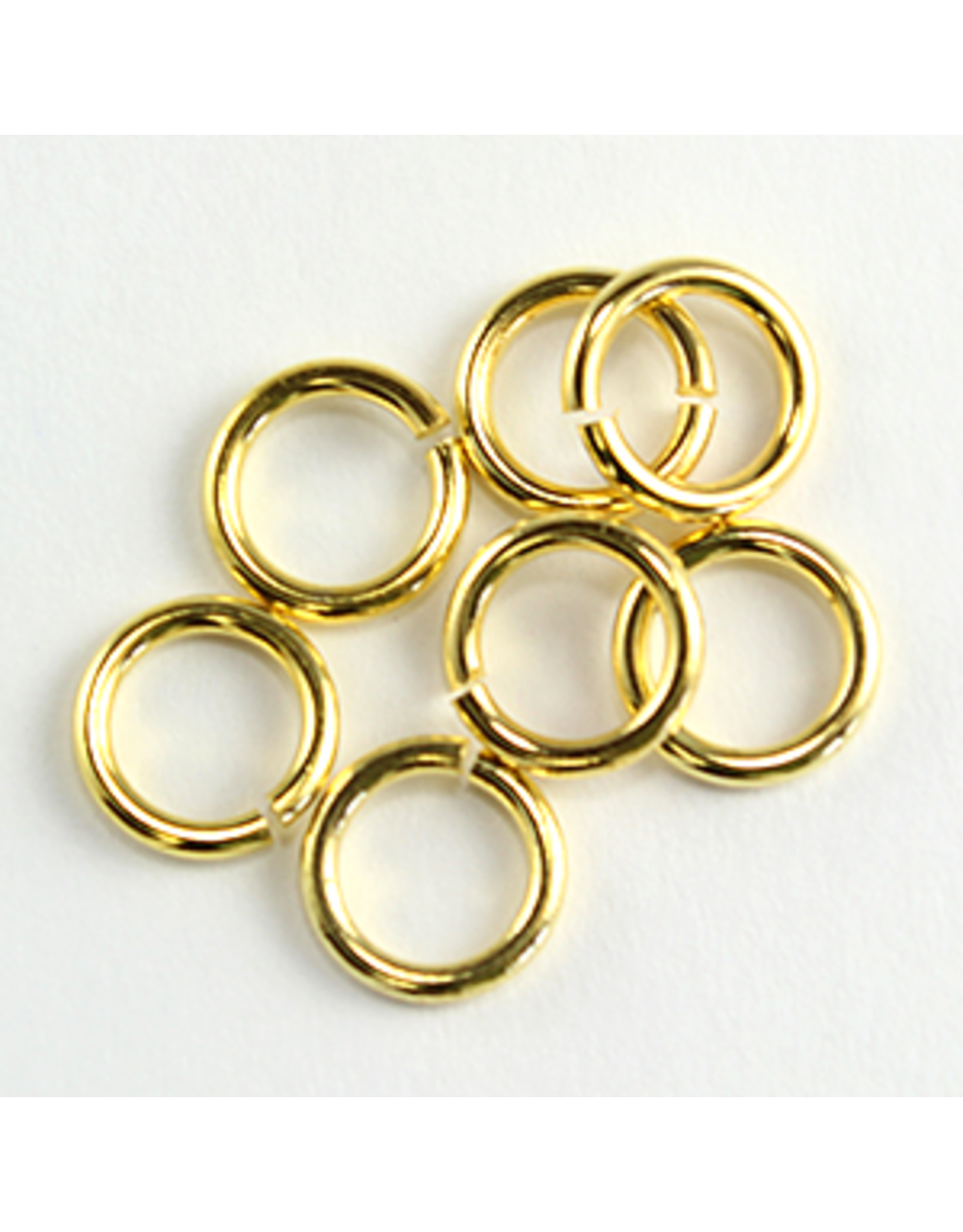 Jump Ring 6mm Gold  approx 16g  x100 NF