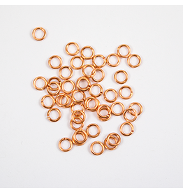 Jump Ring 5mm Copper  approx 20g  x100 NF