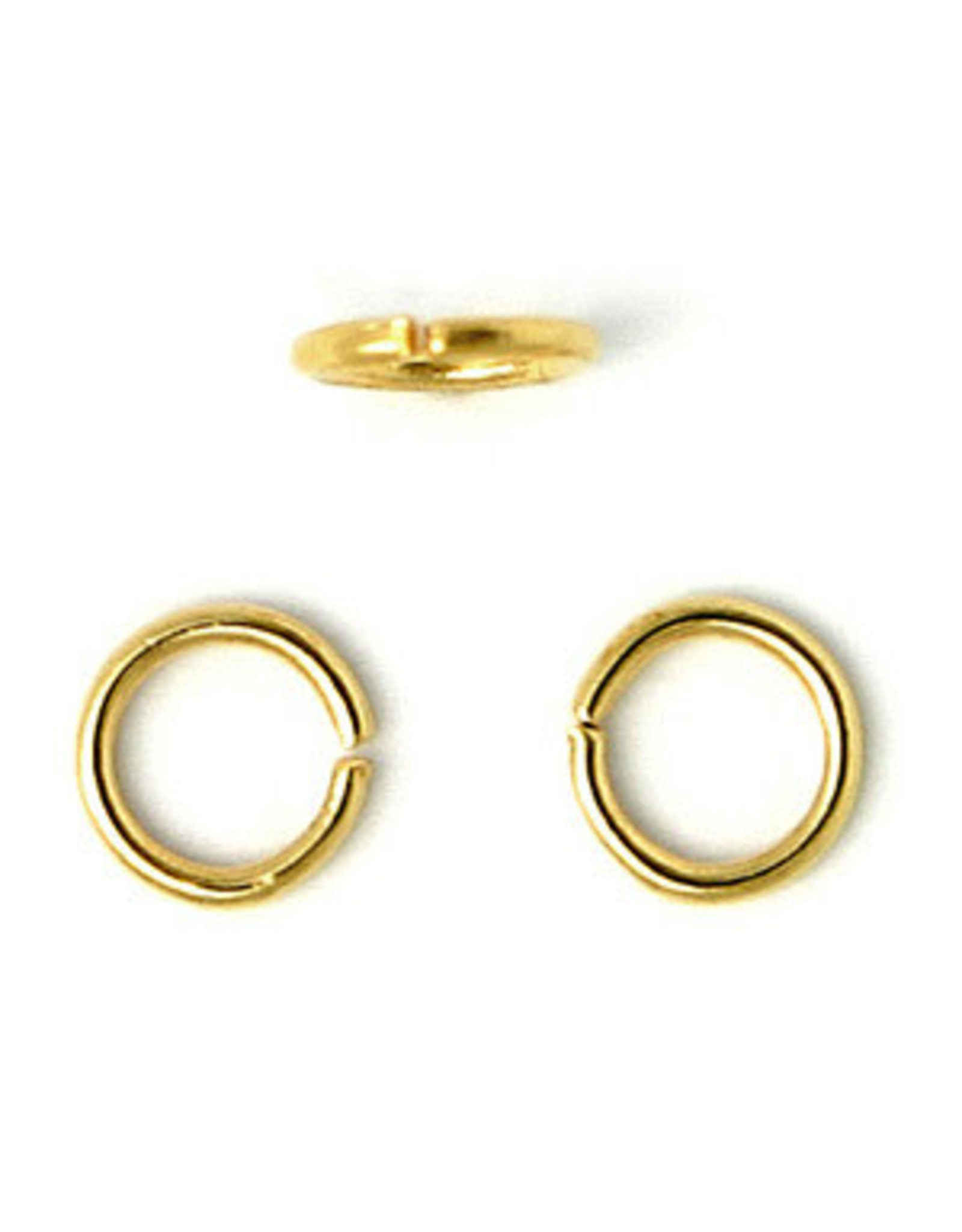 Jump Ring 5mm Gold approx 21g  x100 NF