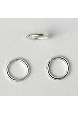 Jump Ring 5mm Silver approx 21g  x100 NF