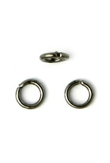 Jump Ring 4mm Gunmetal approx 21g  x100 NF