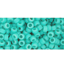 Toho 55f 8  Round 6g Opaque Turquoise Blue  Matte