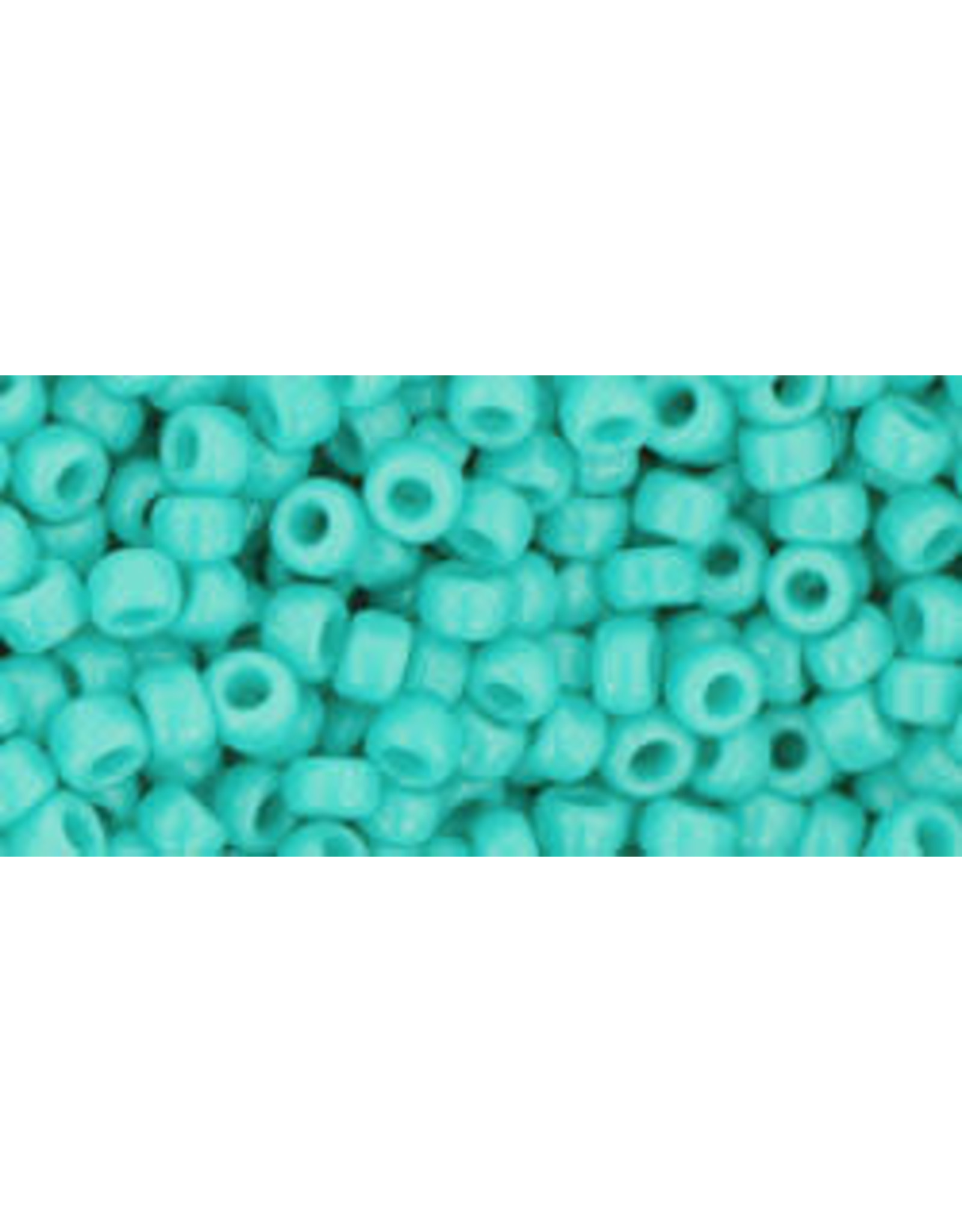 Toho 55 8  Round 40g Opaque Turquoise Blue