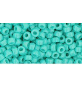 Toho 55 8  Round 40g Opaque Turquoise Blue