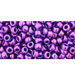 Toho 461B  8  Round   40g  Grape  Purple  Metallic