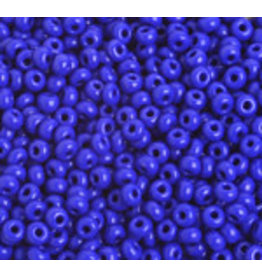 Czech 401637 6  Seed 20g  Opaque Royal Blue