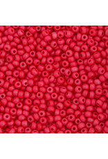 Czech 442035  6  Seed 20g  Raspberry Pink Chalk Matte Lustre Terra Dyed