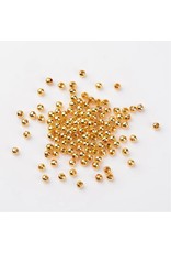 Round  Spacer Bead  5mm  Gold  x100