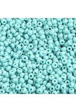 Czech 1016B 10  Seed 125g Opaque Turquoise Blue