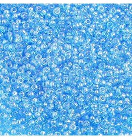 Czech *1250B  10  Seed 125g  Transparent Aqua  Blue AB