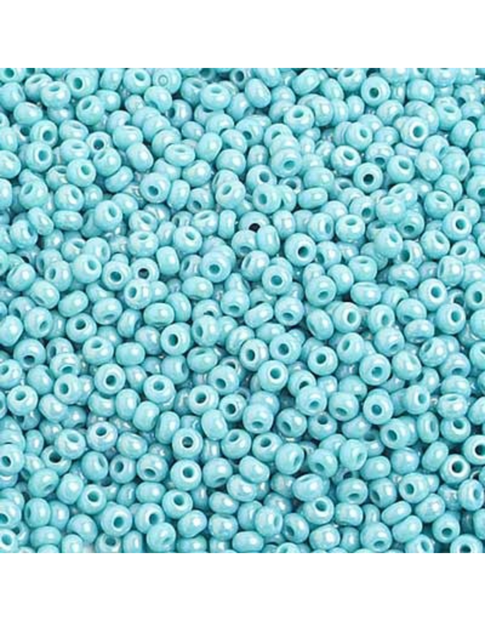 Czech 2314B 10  Seed 250g  Opaque Turquoise  Blue AB