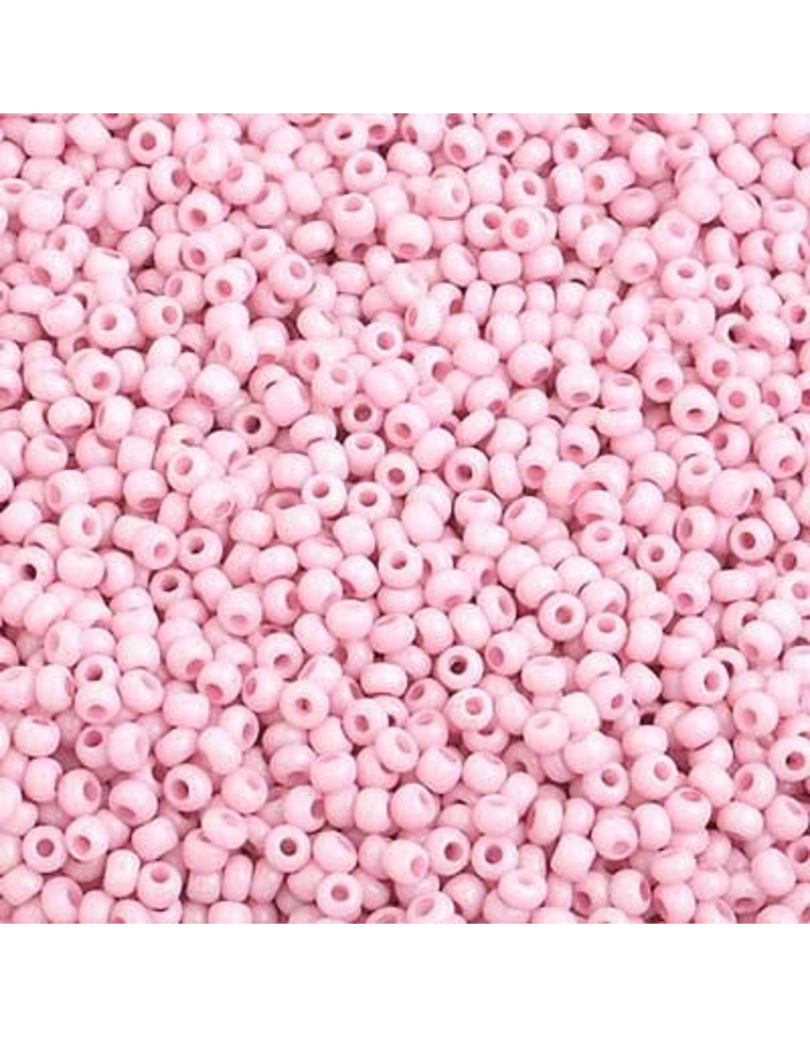 40012B 10 Seed 250g Pink Chalk s/g - Strung Out On Beads