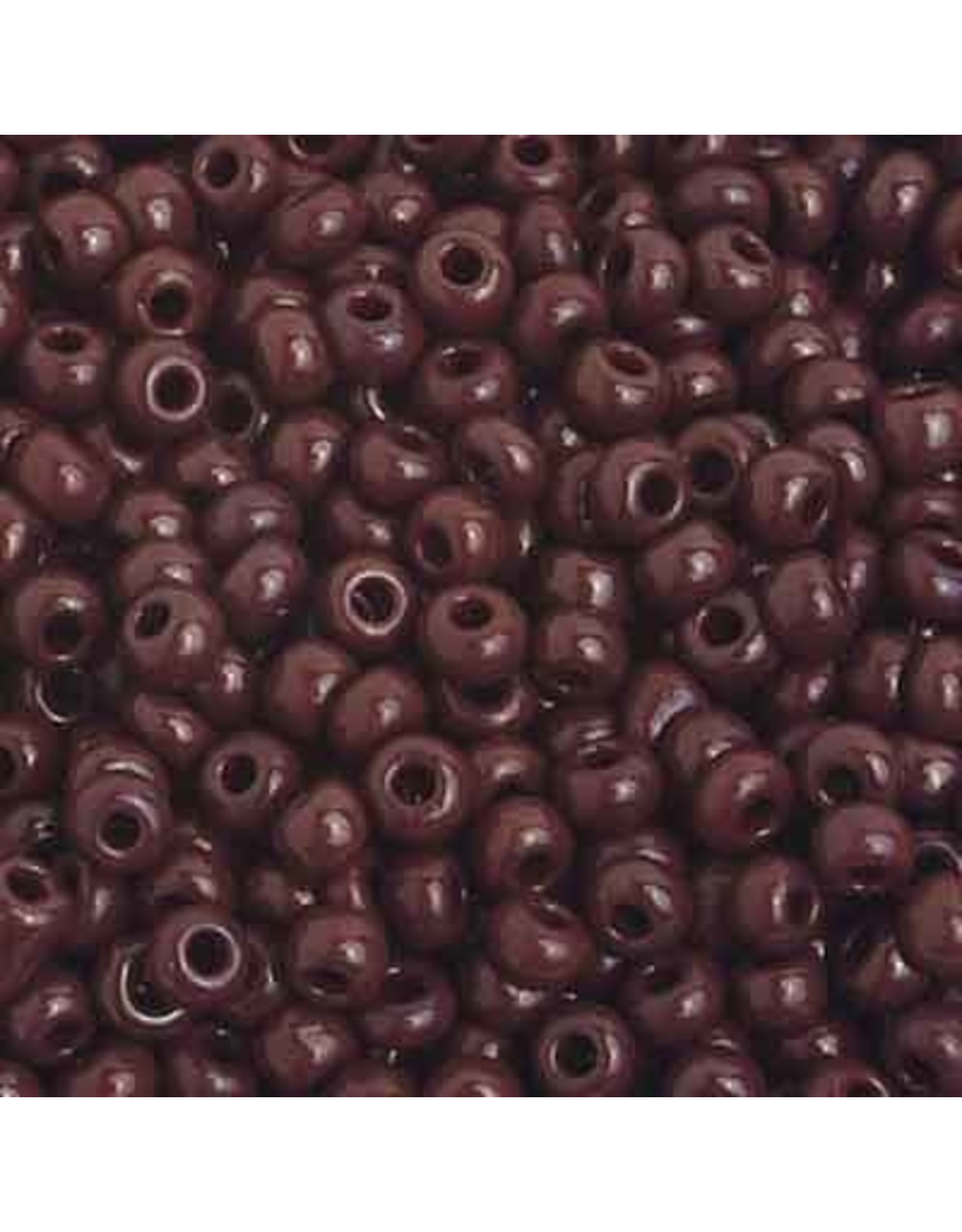 Czech 201585B  8  Seed 250g  Opaque Dark Brown