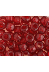 Crow Beads 9mm Transparent Red x250