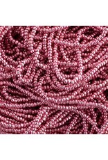 Czech 601078 13/0 Charlotte Cut Seed Hank 12g Pink Metallic Terra