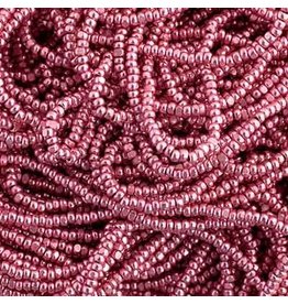 Czech 601078 13/0 Charlotte Cut Seed Hank 12g Pink Metallic Terra