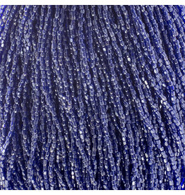 Czech 10032 9/0 3 Cut Seed Hank 30g  Transparent Blue Lustre