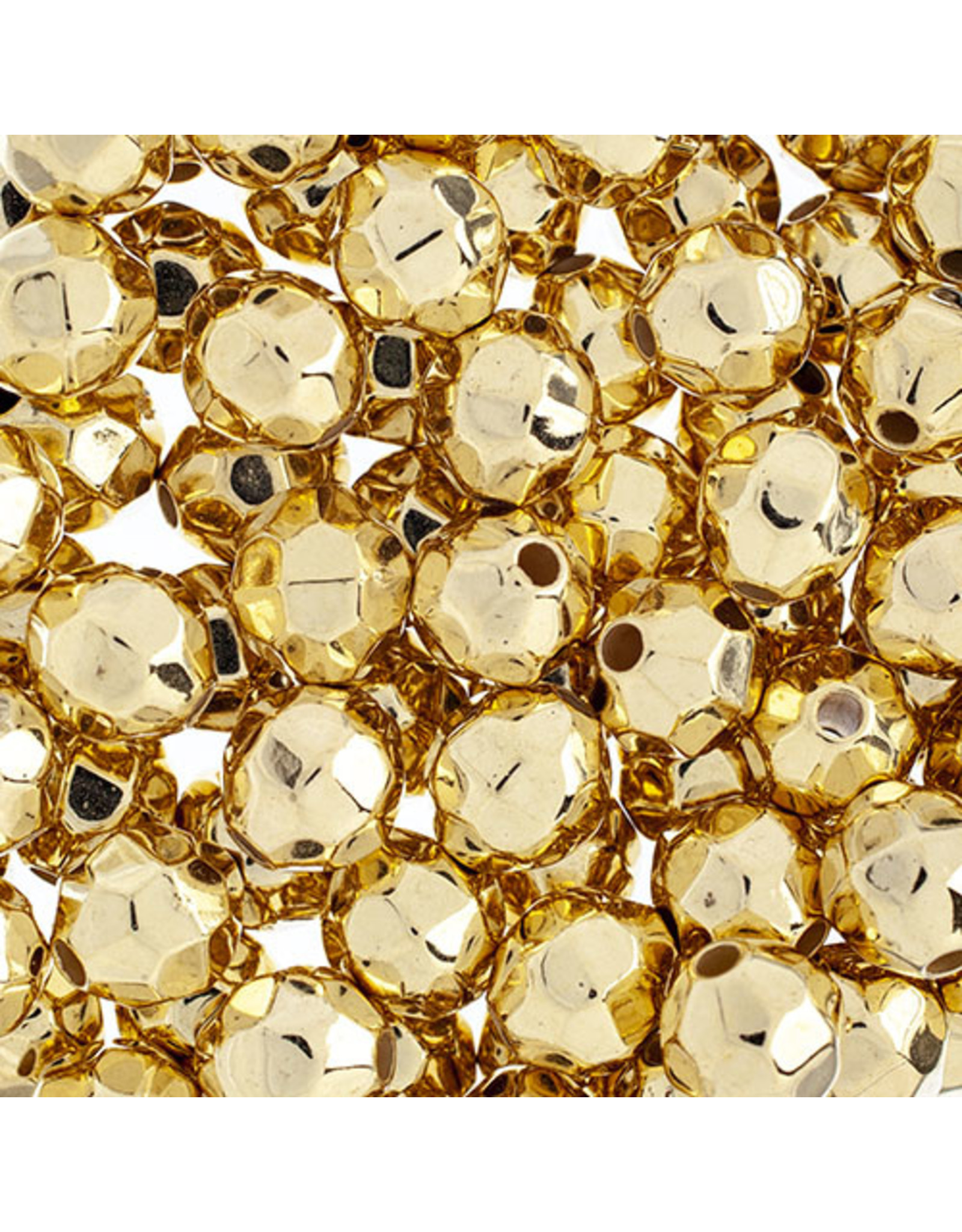 Faceted Round  8mm Gold x250