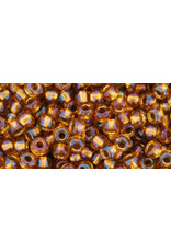 Toho 1853 8  Round 40g  Transparent Topaz Gold Lined AB