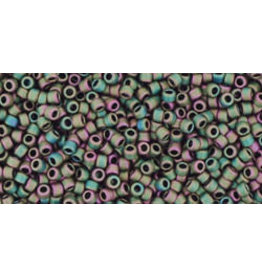 708B 15  Round 20g  Olive Green AB Matte Metallic