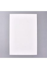 Faux Leather Beading Backing White .5mm thick 8x12"
