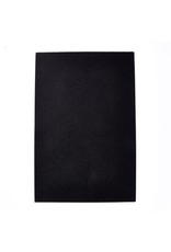 Faux Leather Beading Backing Black  .5mm thick 8x12"