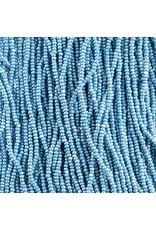 Czech 601063 13/0 Charlotte Cut Seed Hank 12g  Opaque Medium Blue Lustre