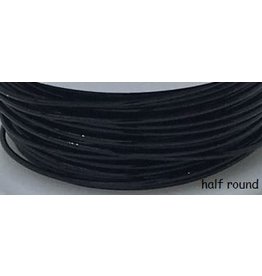 21g  Half Round Black  7y