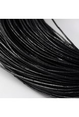 100sb 1mm Leather Black 10 meter