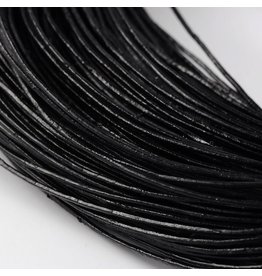 100sb 1mm Leather Black 10 meter