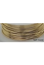 18g  Half Round Faux Gold  4y