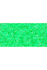 Toho 805B 11 Toho Round 40g Clear Neon Green c/l