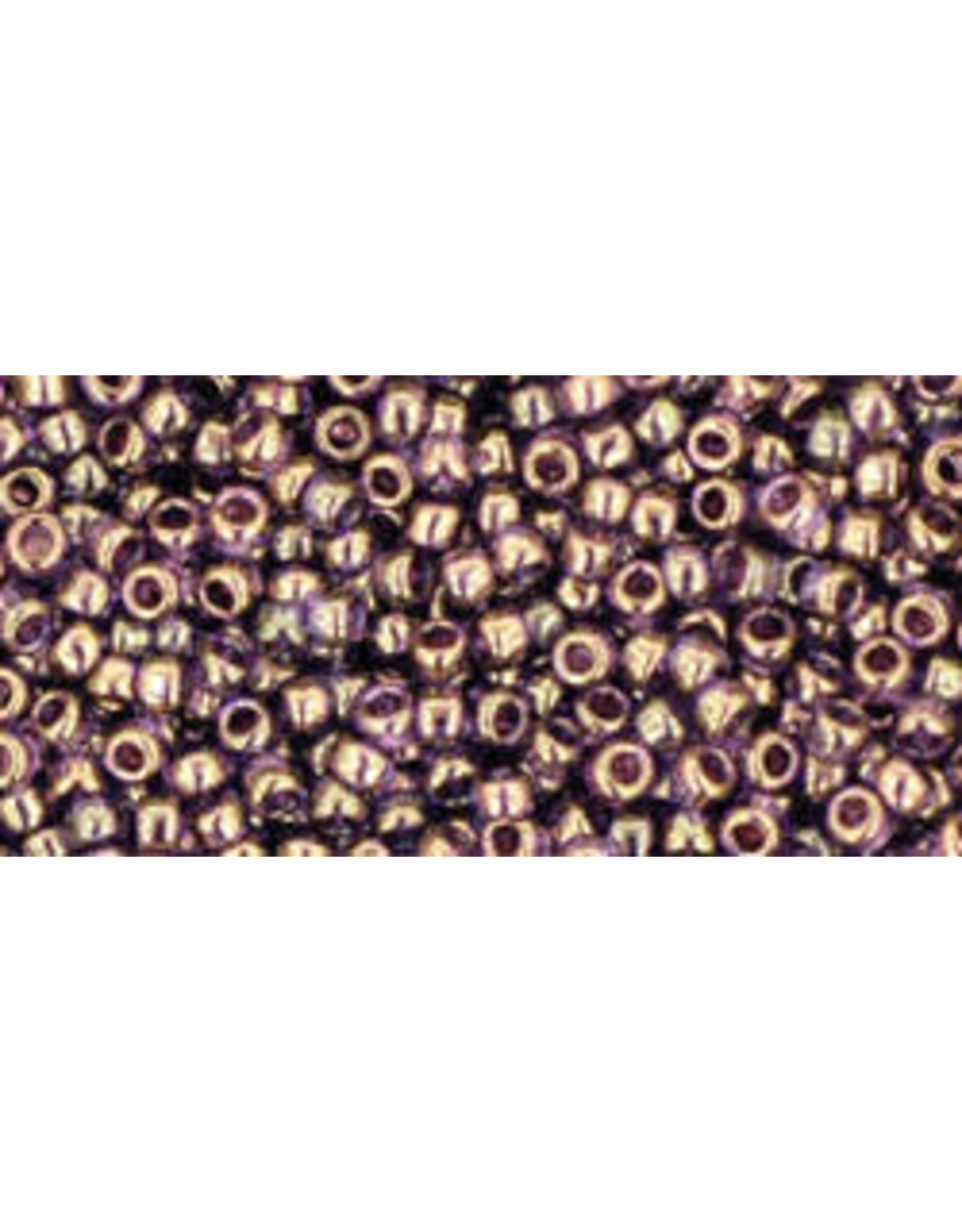 Toho 325 11  Round 6g  Light Tanzanite Purple Gold Lustre