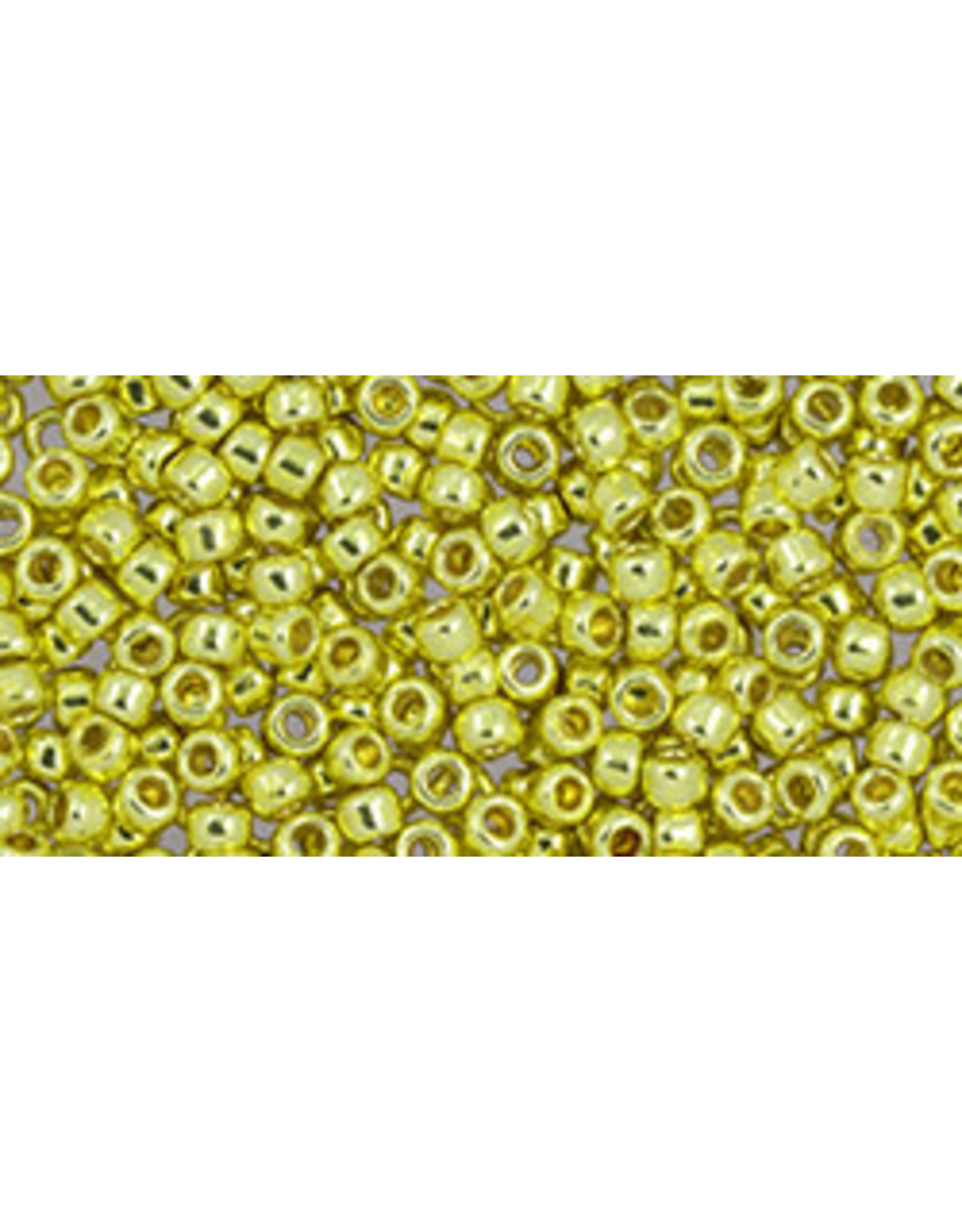 Toho pf590B 11  Round 40g  Yellow Gold  Metallic