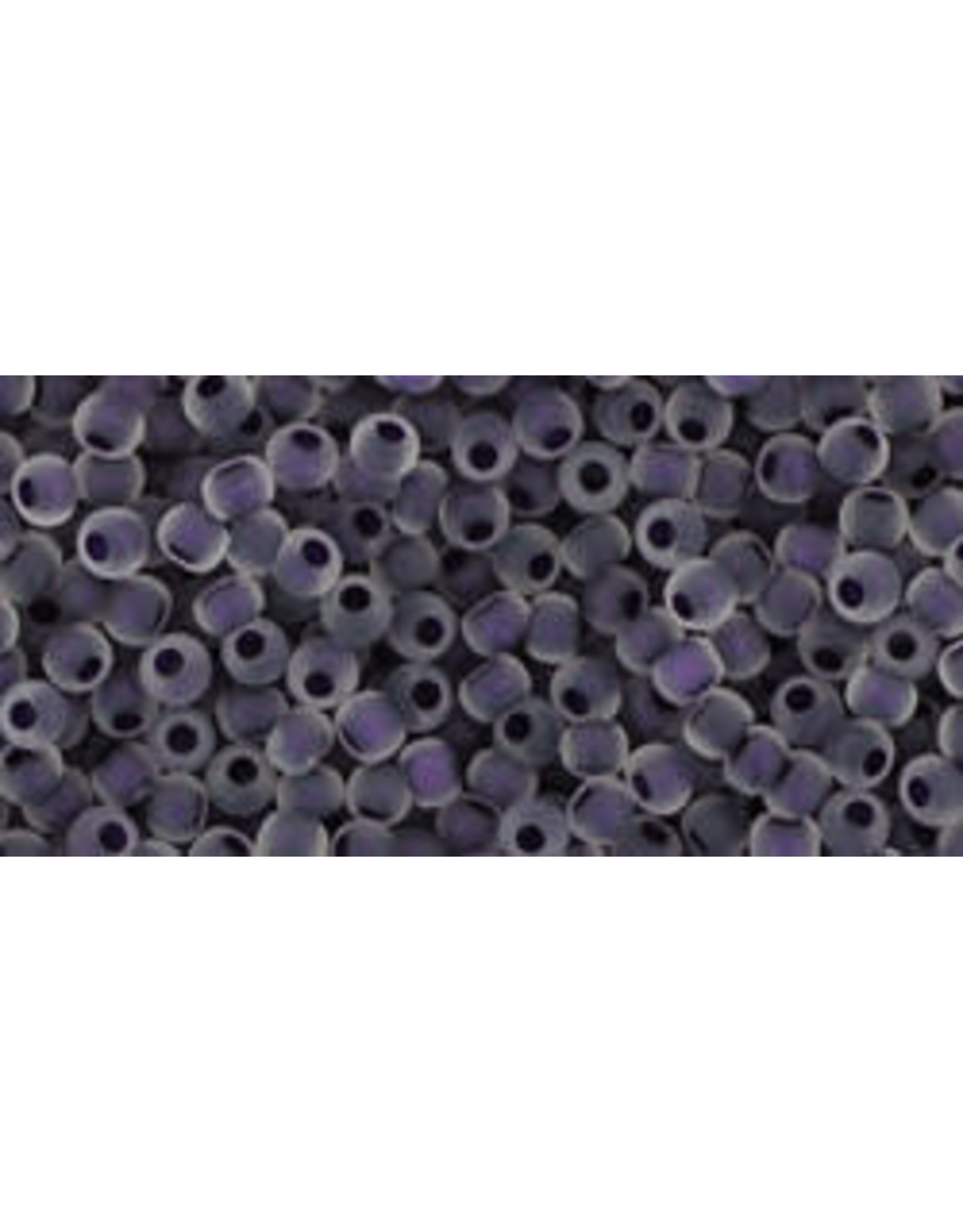 Toho 774fB 11  Round 40g Clear Matte Purple c/l