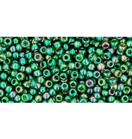Toho 322B 11  Round 40g  Emerald Green Gold Lustre