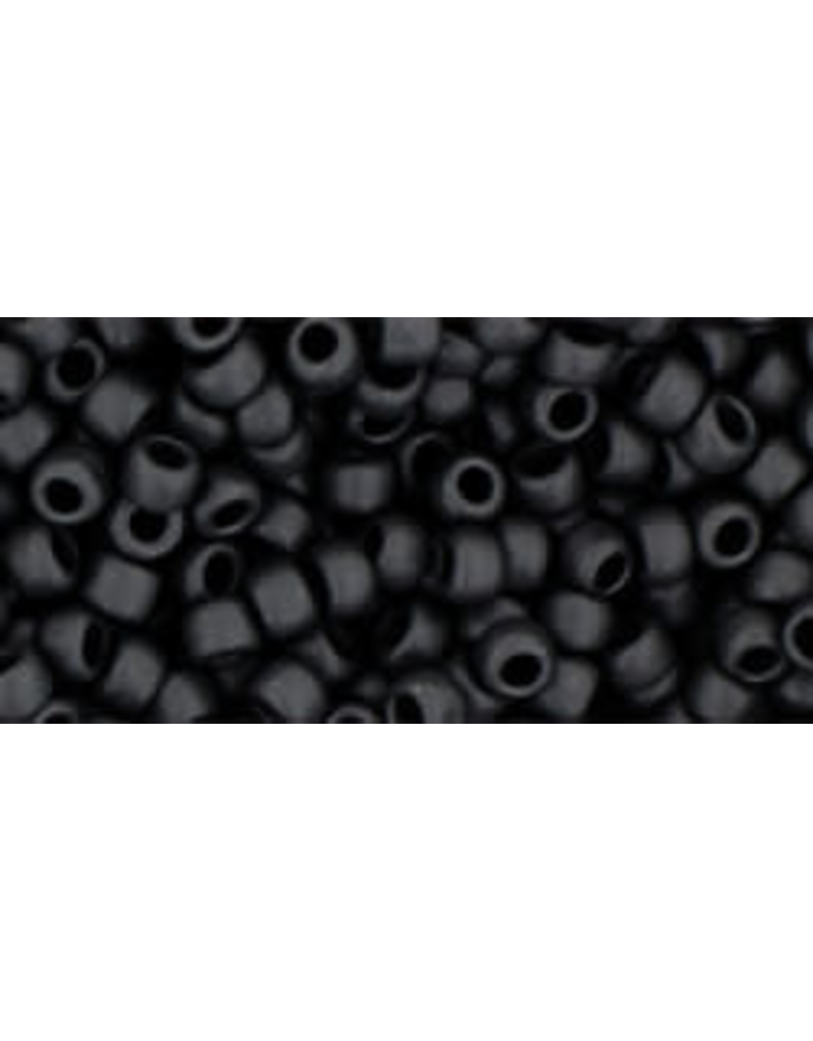 Toho 49f 8  Round 40g  Jet Black Matte