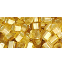 Toho 22bf  4mm  Cube  6g  Gold s/l Matte