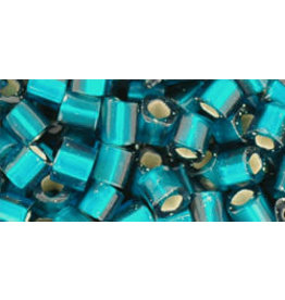 Toho 27bdf  4mm  Cube  6g  Teal Blue s/l Matte