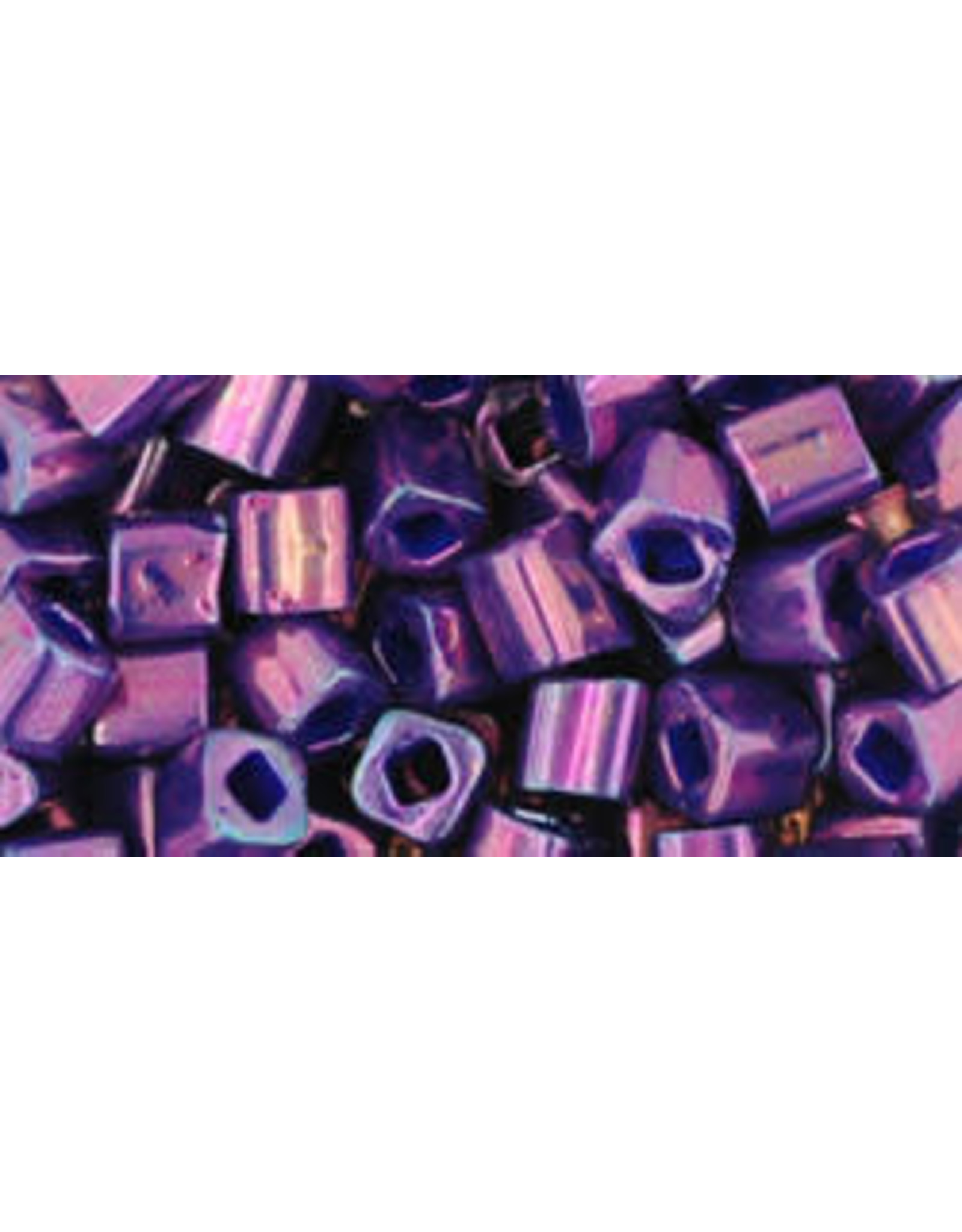 Toho 461B  4mm  Cube 40g   Opaque Purple Metallic