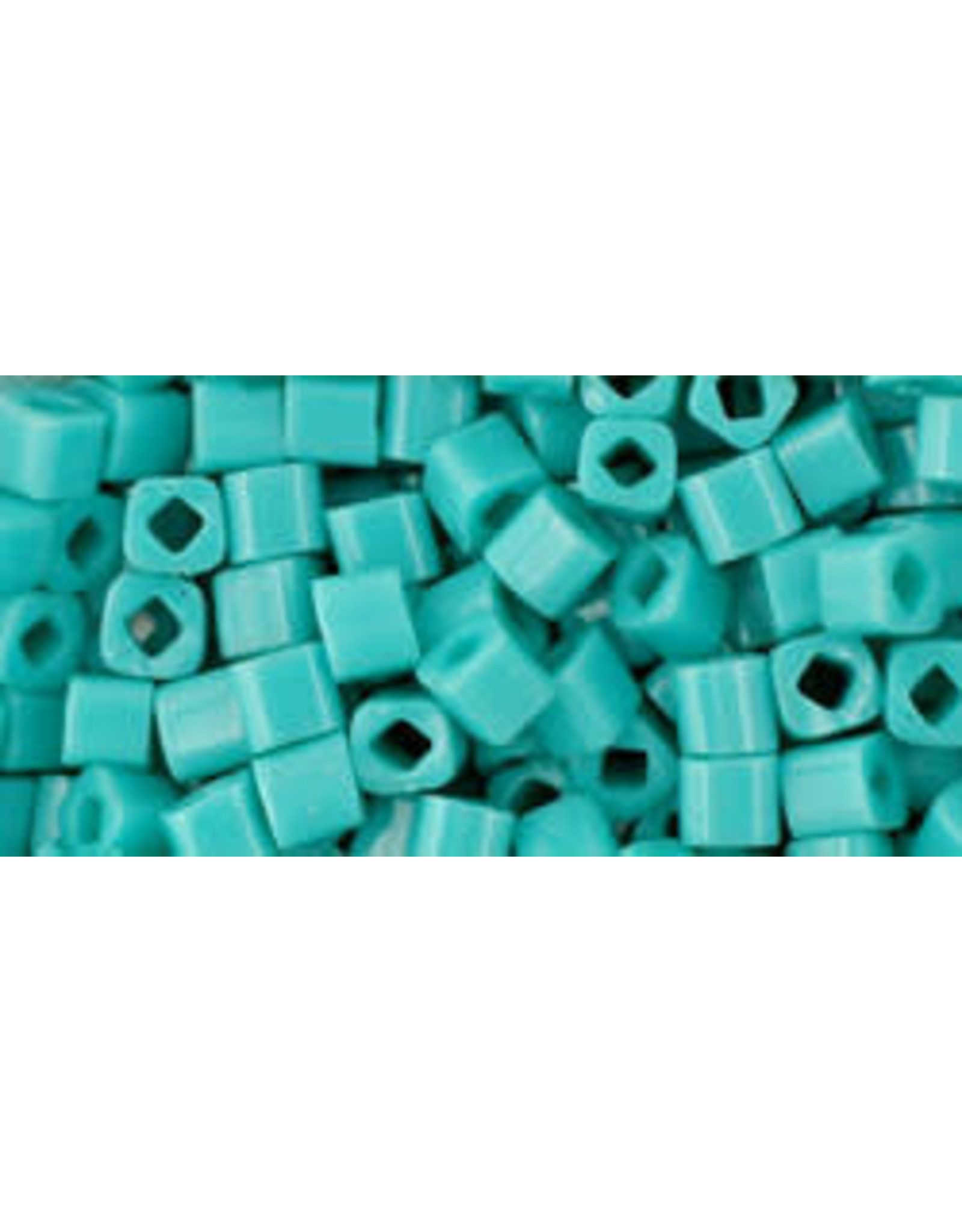Toho 55  3mm  Cube  6g  Opaque Turquoise Blue