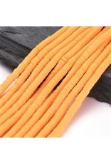Polymer Clay 6mm Heishi Light Orange  approx  x380