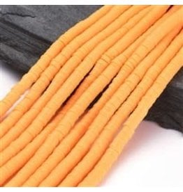 Polymer Clay 6mm Heishi Light Orange  approx  x380