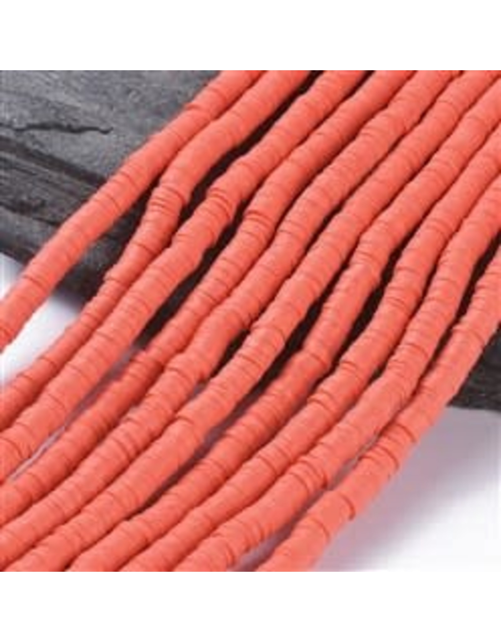 Polymer Clay 6mm Heishi Light Coral  approx  x380