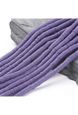 Polymer Clay 6mm Heishi Dusty Purple  approx  x380