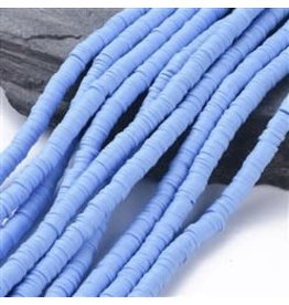 Polymer Clay 6mm Heishi Cornflower Blue approx  x380