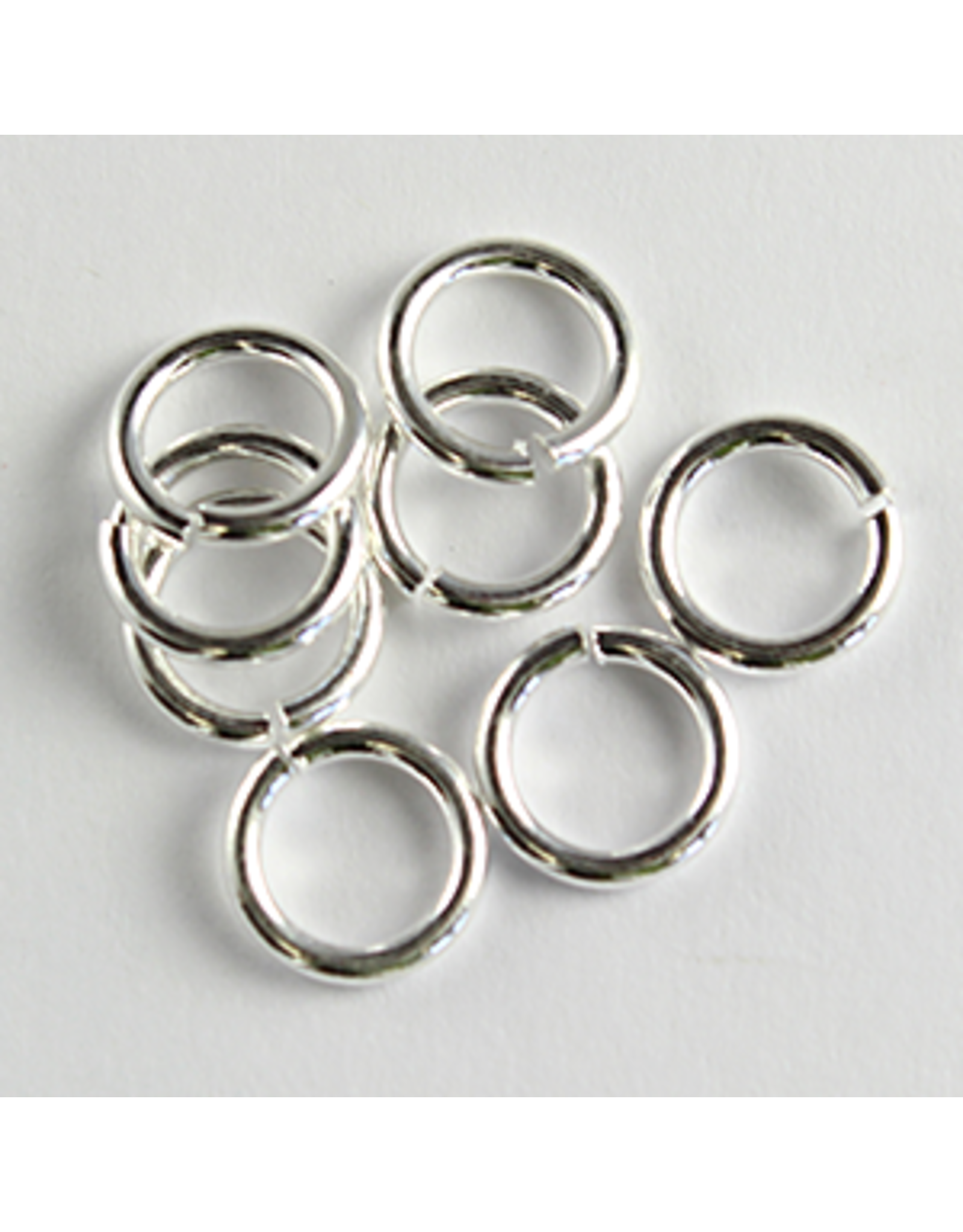 Jump Ring 6mm Platinum approx  16g  x100 NF