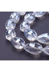 Drop  Clear 28x18mm  AB x3