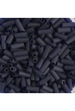 Czech 34835  8x3mm Wampum Bugle 125g Cobalt Blue Matte